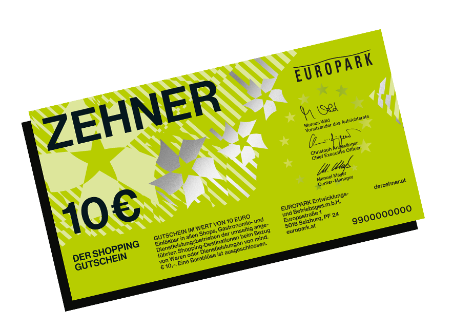 ZEHNER Gutschein