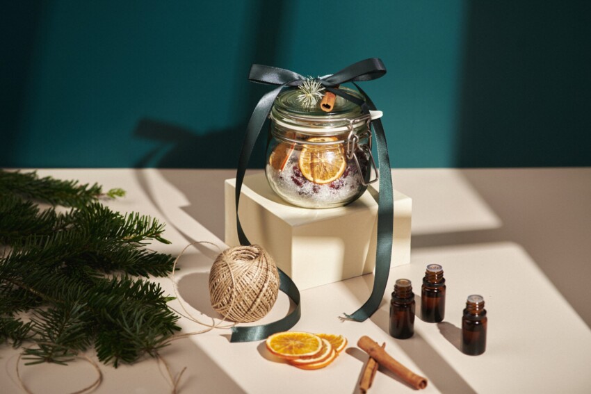 Weihnachtliches DIY: Cranberry-Orangen-Badesalz - Europark