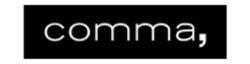 comma, Logo
