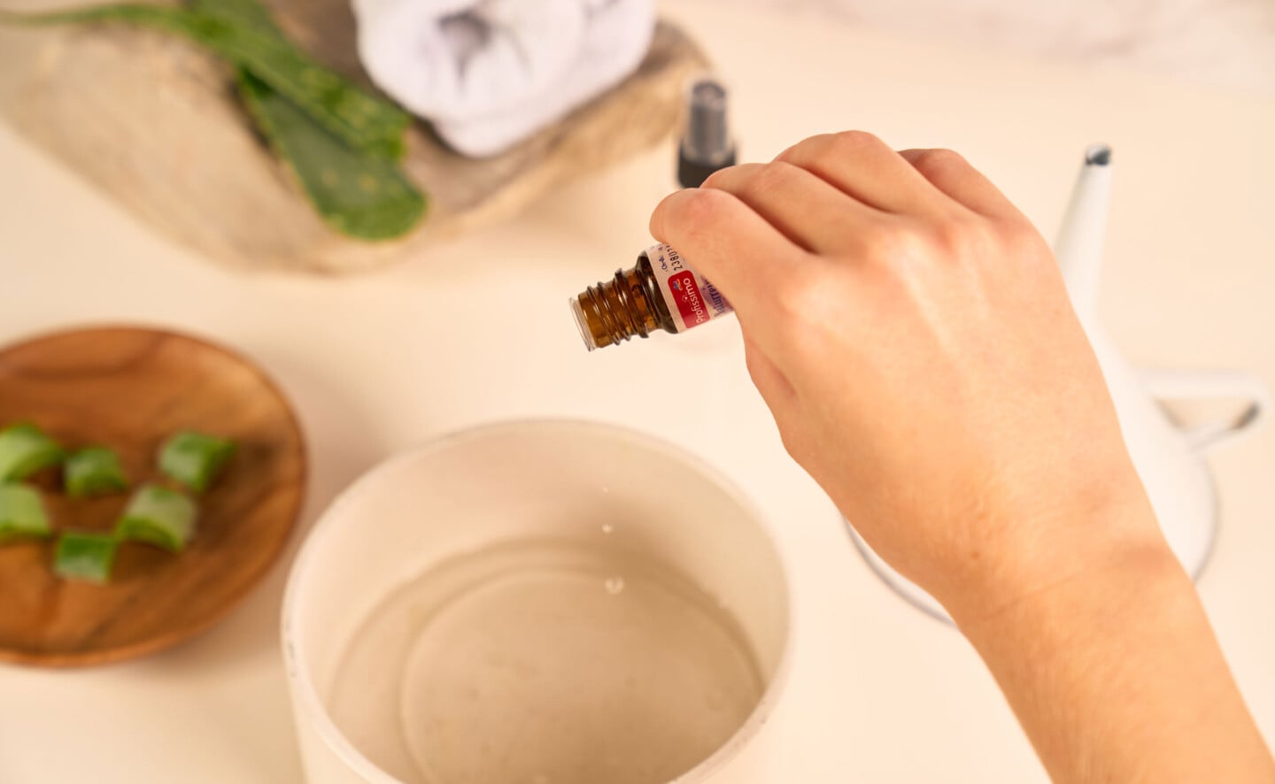 Erfrischungsspray selber machen  DIY mit Aloe Vera & Lavendel
