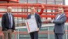 Bild1_Zertifikat_Hygienemanagement_Christoph_Andexlinger_SES_l._Manuel_Mayer_EU-ROPARK_m._TU_V_Klaus_Mlekus_r._